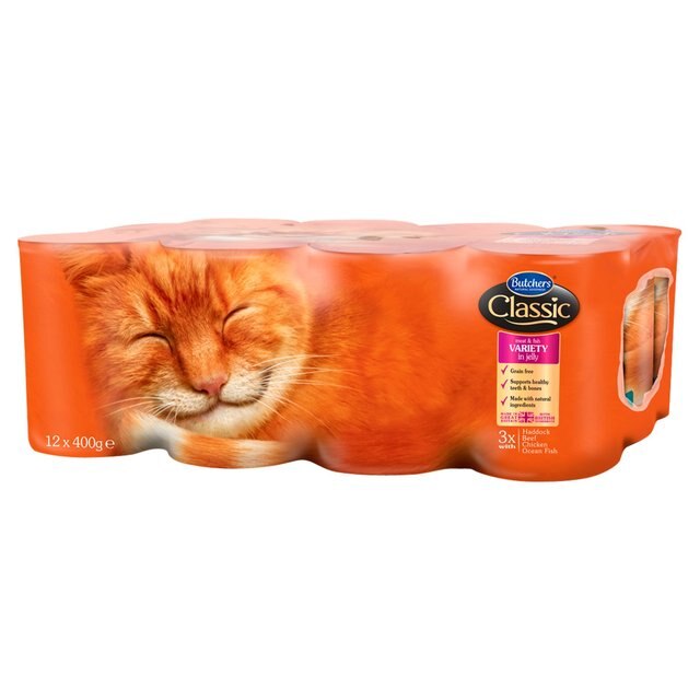 Butchers Classic Variety Wet Cat Cans - 12 x 400g